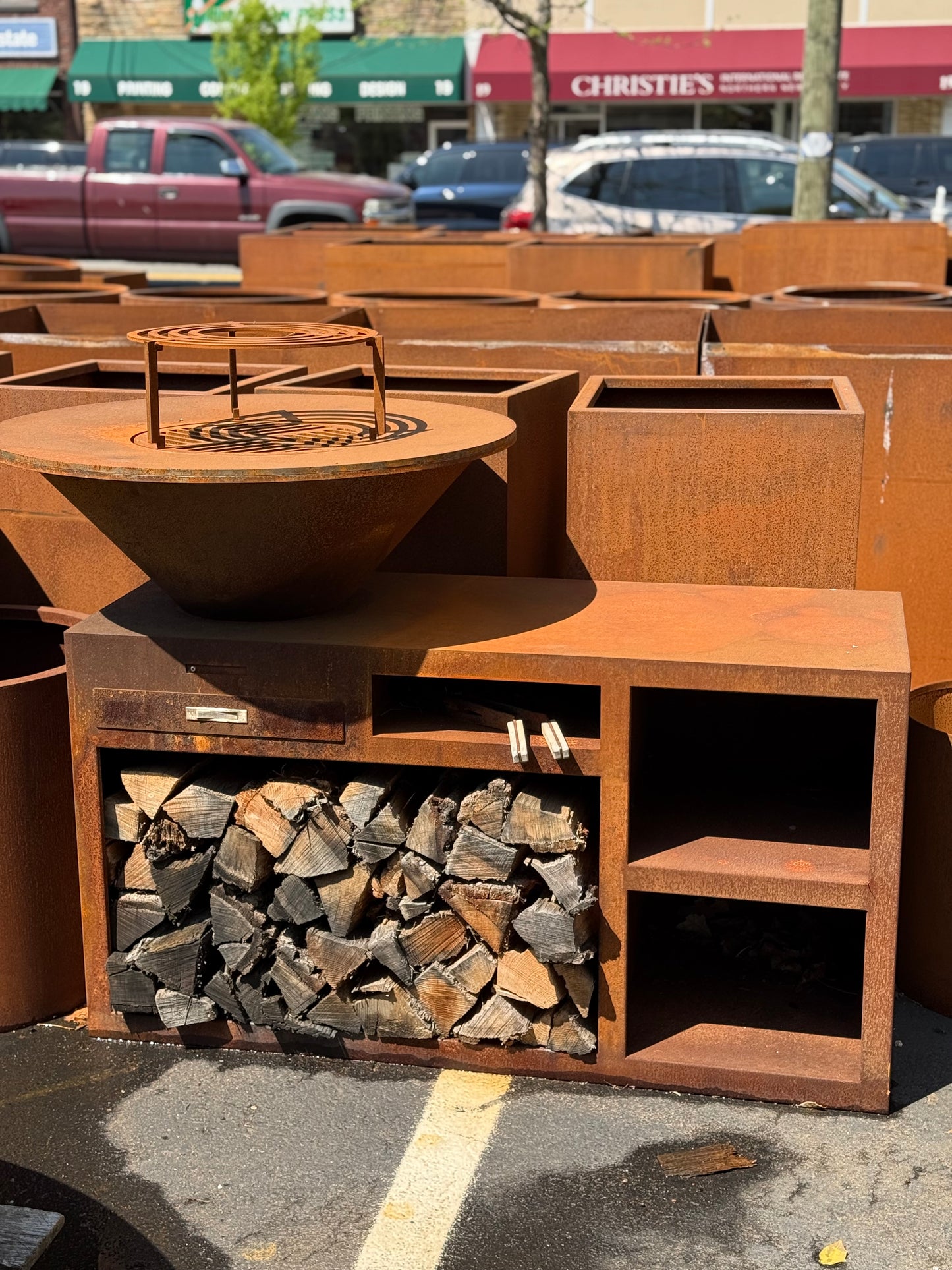 BBQ Grill Station