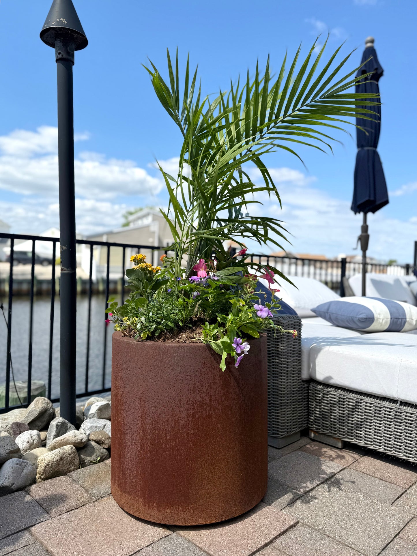 Circular Corten Planter
