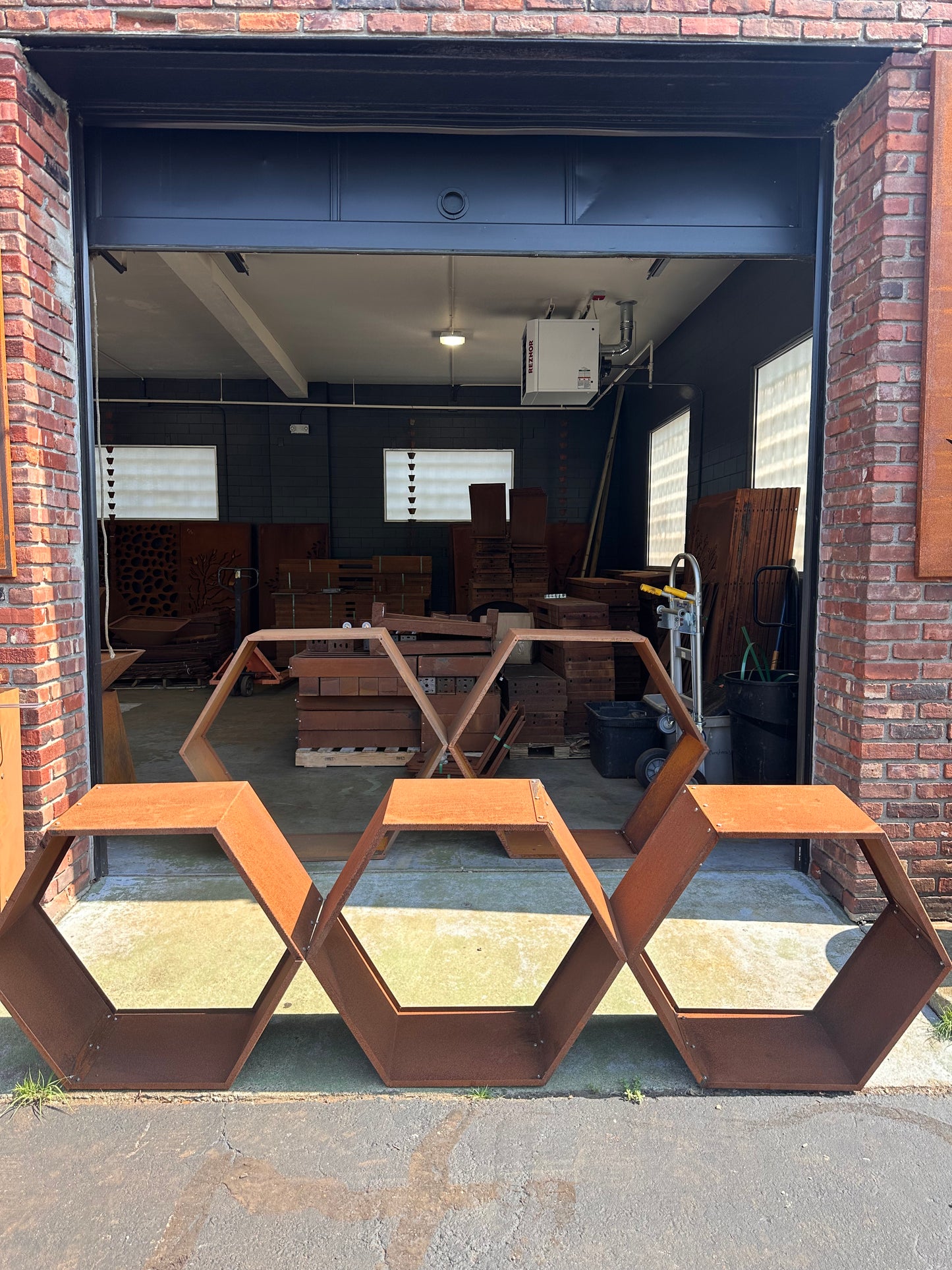 Hollow Hexagon Wood Storage