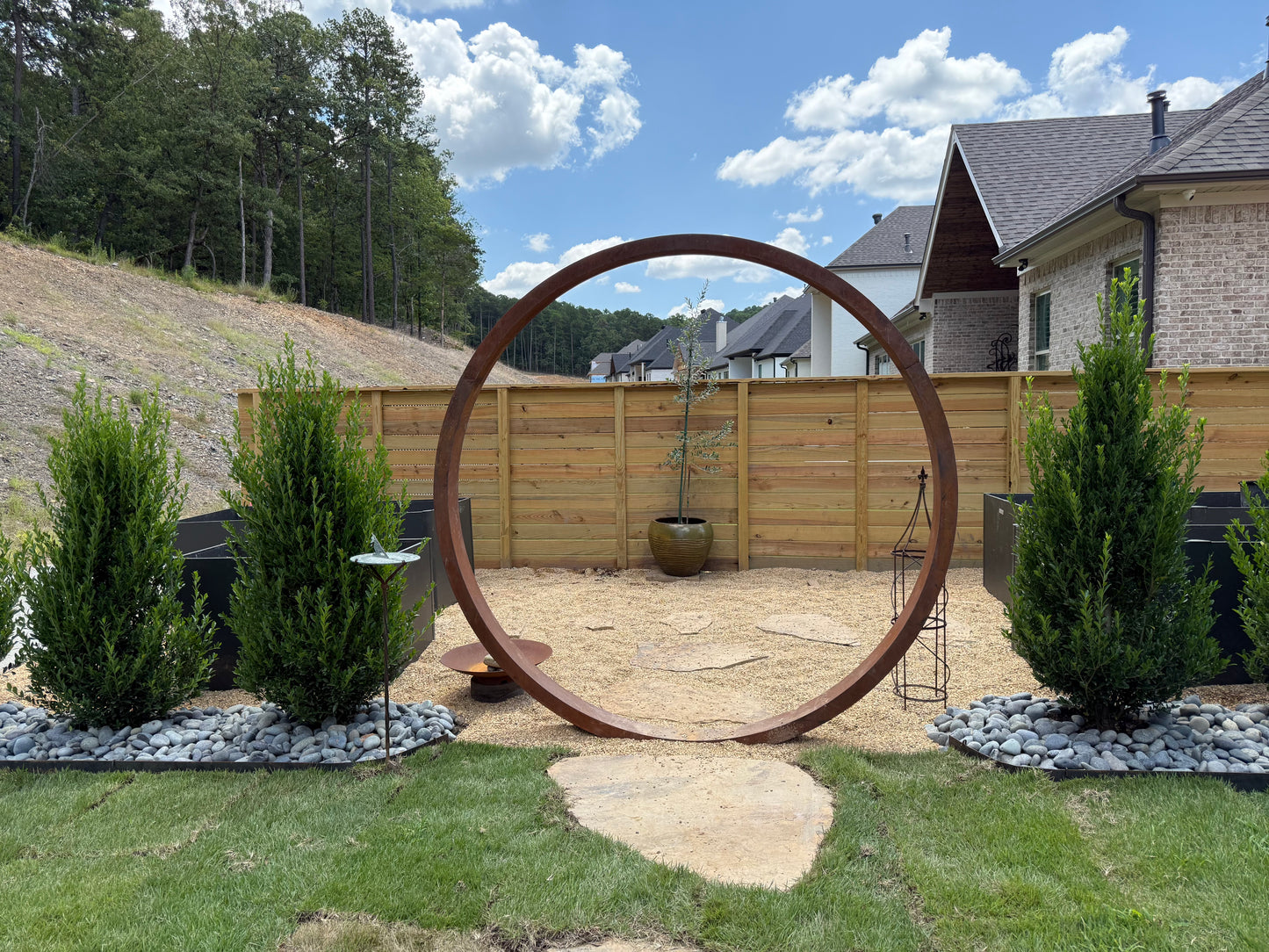 Moon Gate - Corten steel