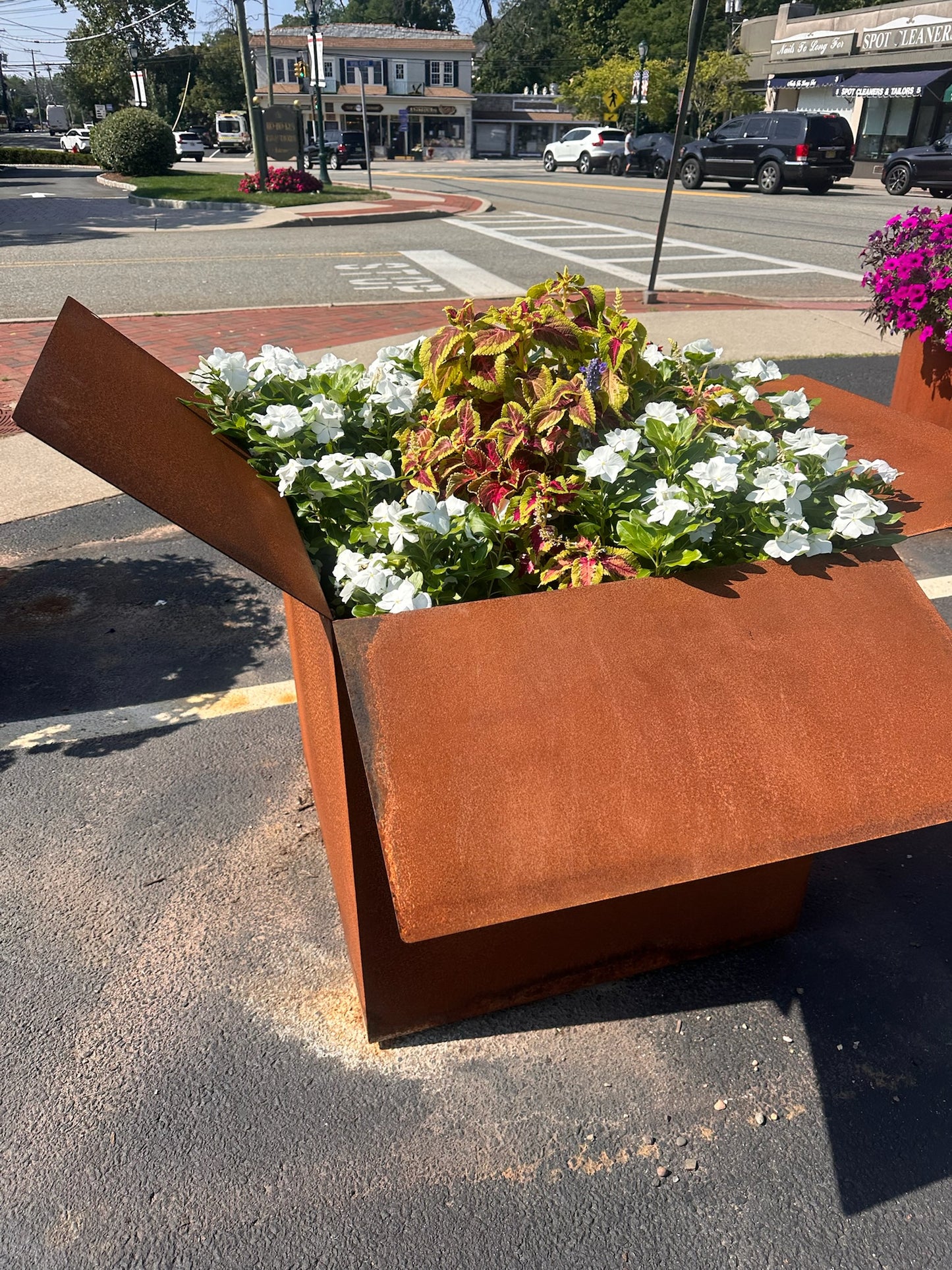 Corten steel Box style Square Planter