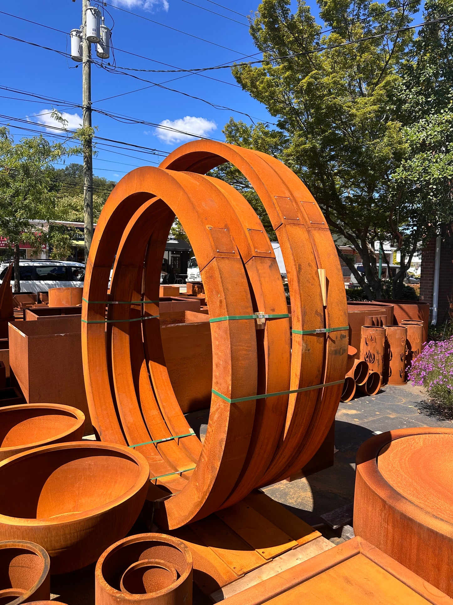 Moon Gate - Corten steel