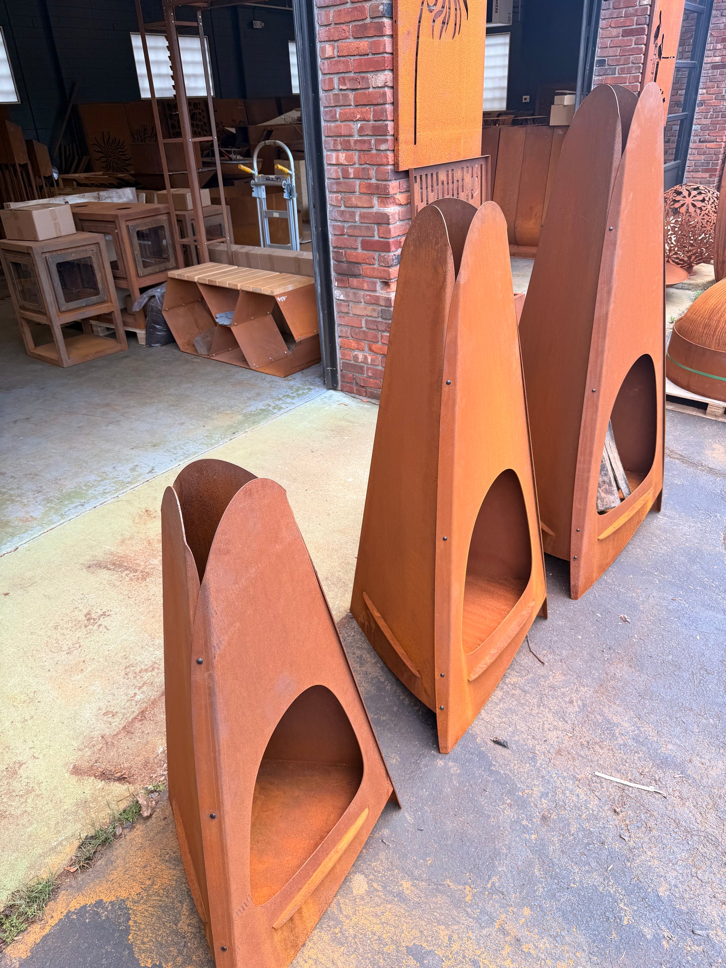 Organic Modern Chiminea