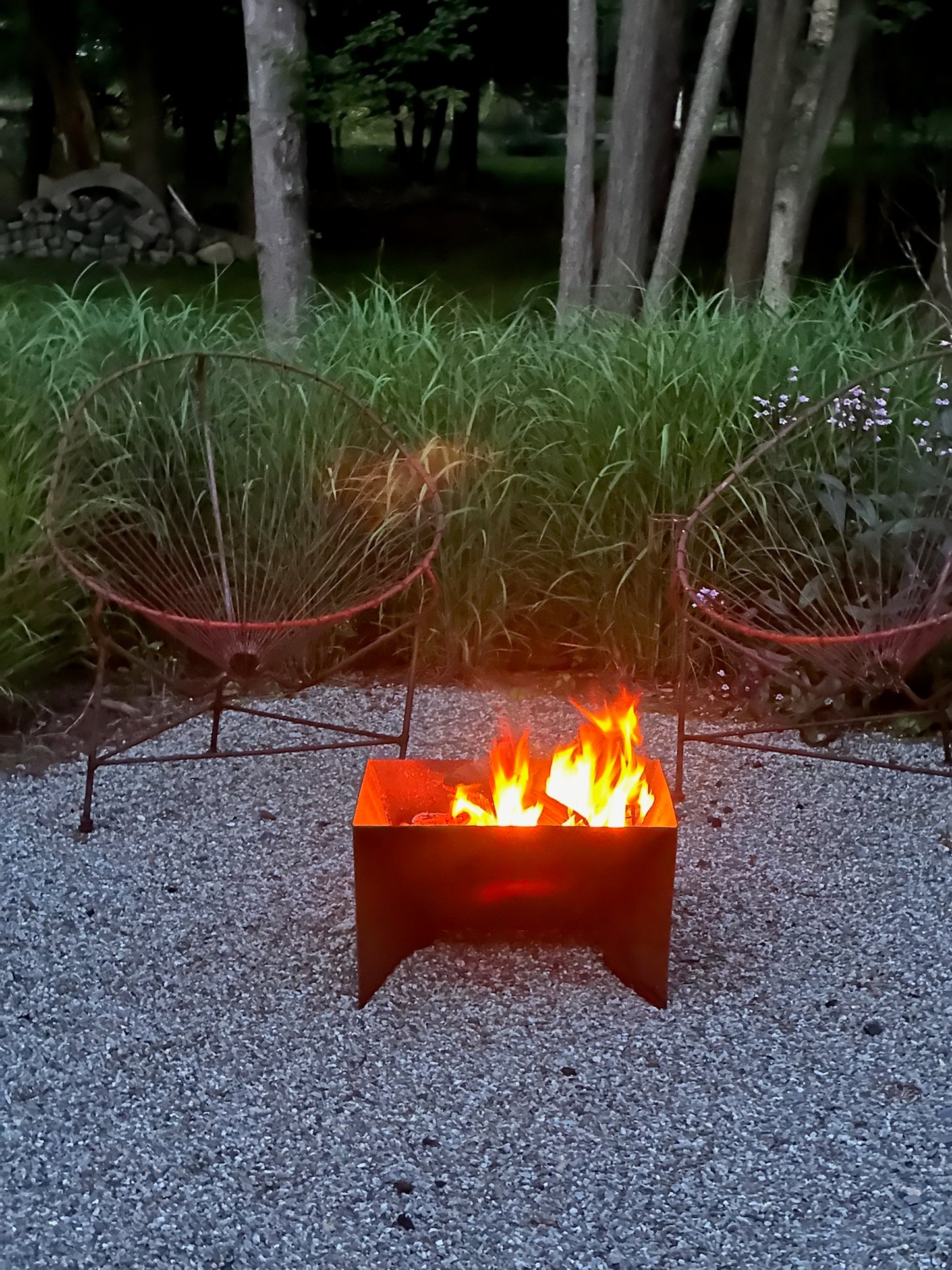 Geometric Firepit