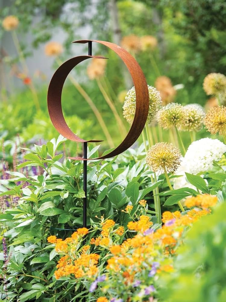 Half Moon Garden Sculpture