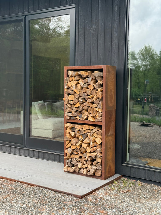 Rectangular Double Wood Storage