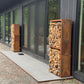 Rectangular Double Wood Storage