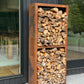 Rectangular Double Wood Storage
