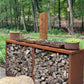 Rectangular Double Wood Storage