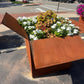 Corten steel Box style Square Planter