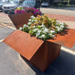 Corten steel Box style Square Planter