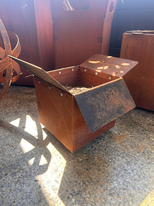 Corten steel Box style Square Planter