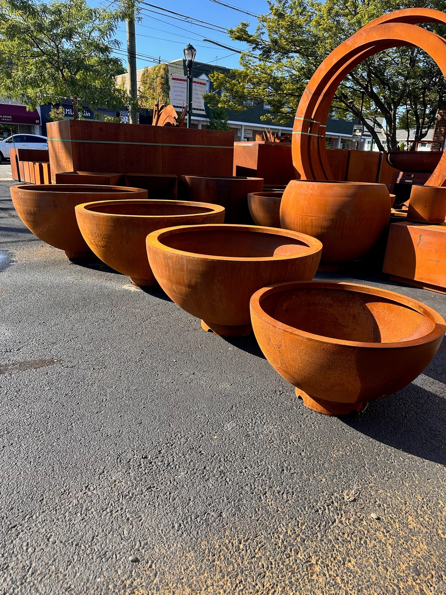 Corten Steel Bowls - Planter/Firepit/Water
