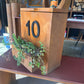 Wall Hung Mailbox with Planter
