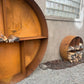 Circular Log Storage 4 Shelves