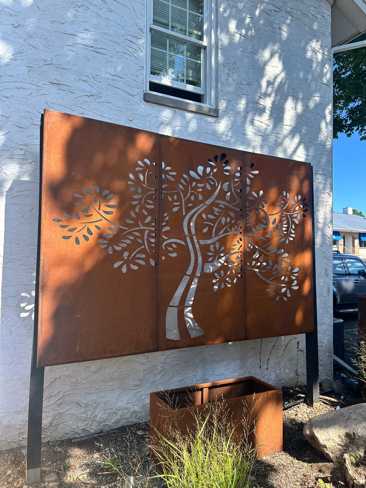 Jungle Tree Panel Set – CortZen Outdoor Decor