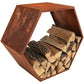 Hollow Hexagon Wood Storage