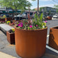 Round Corten Planter