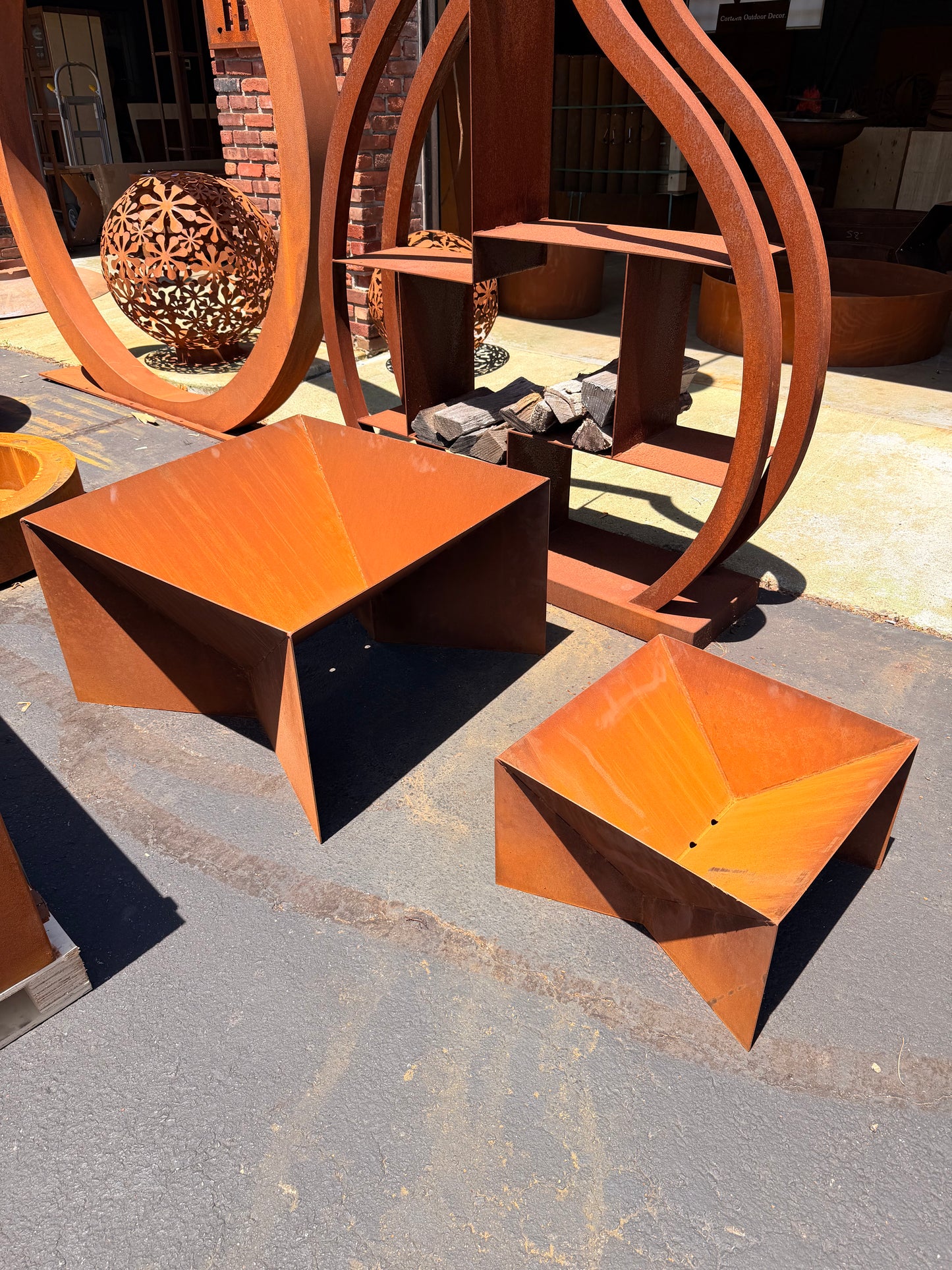 Geometric Firepit