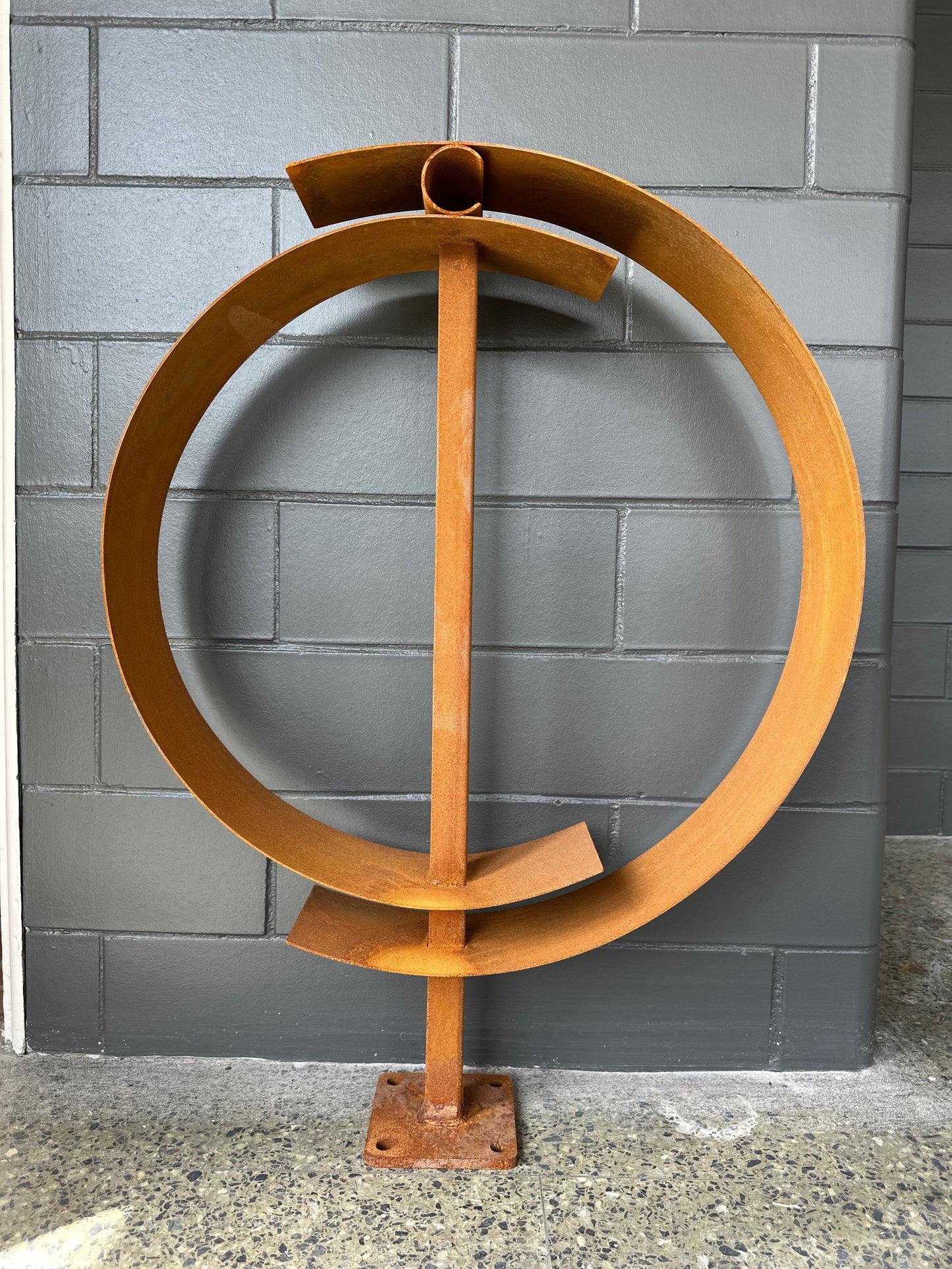 Circular Corten Sculpture