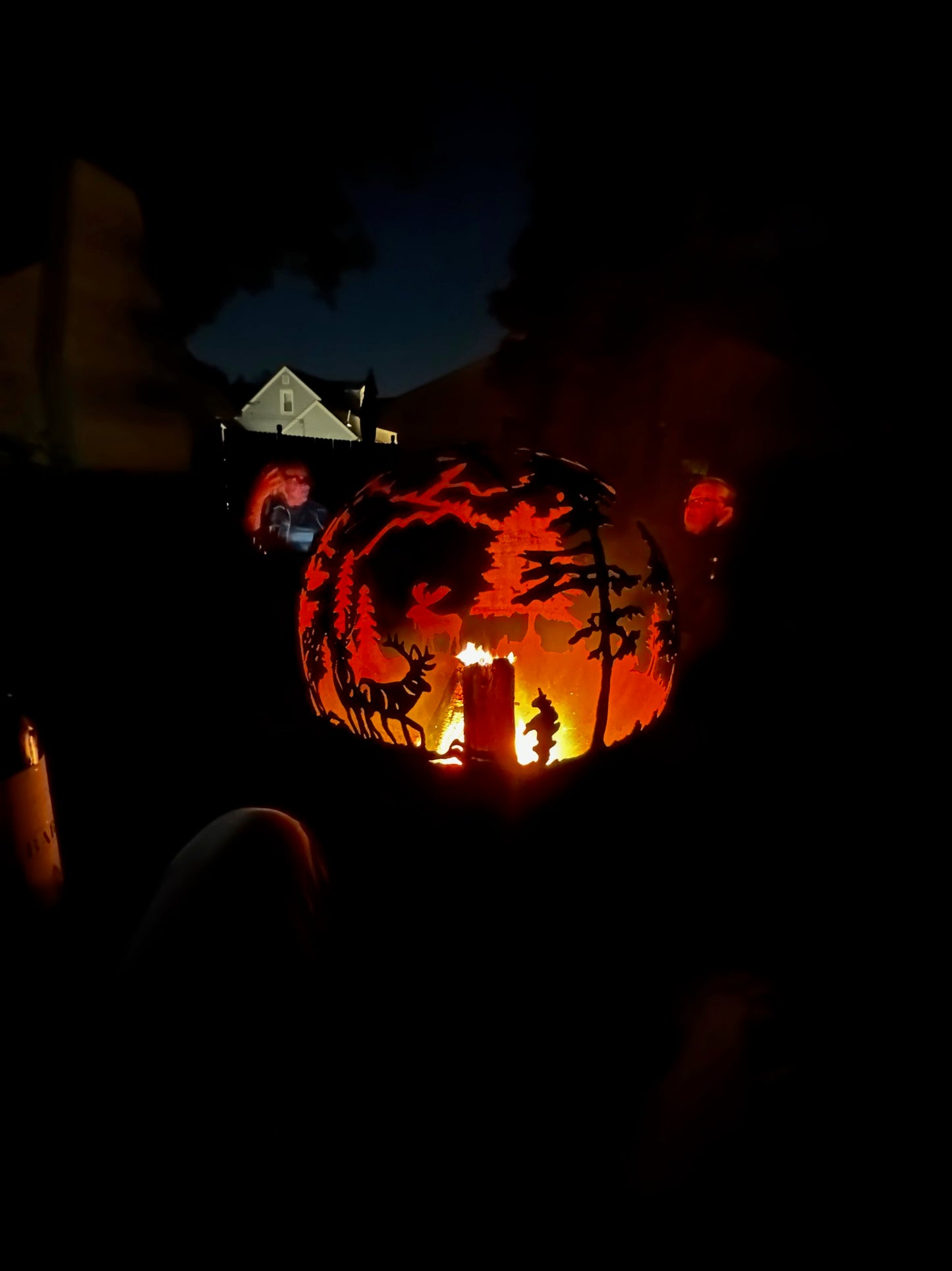 Corten Steel Fireball Firepit
