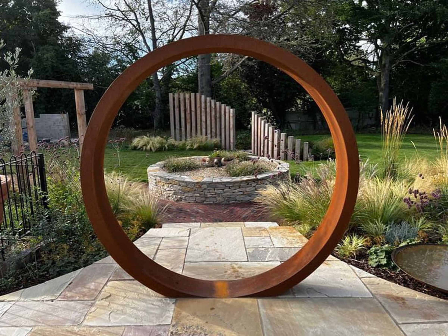 Corten Moon Gate