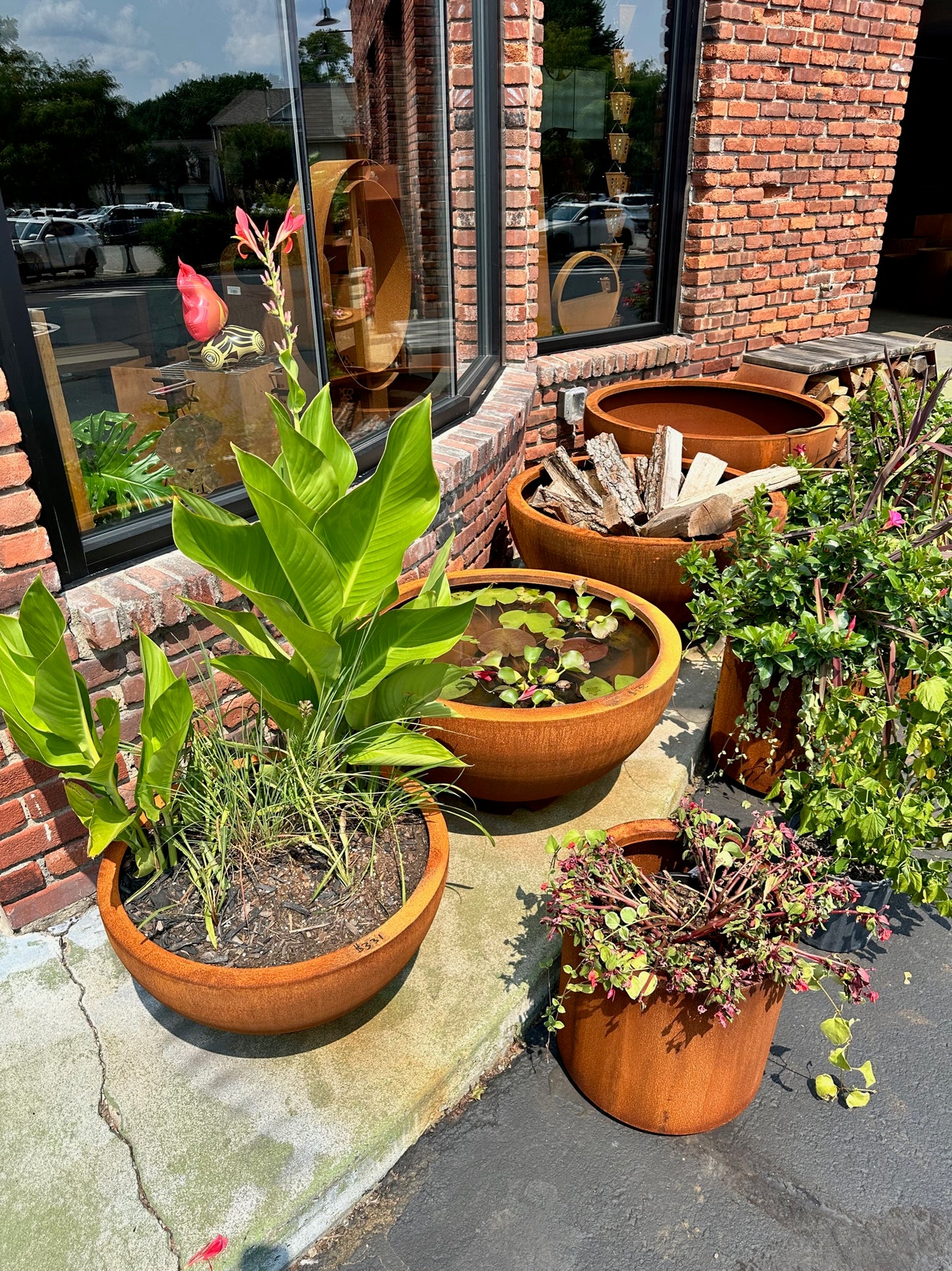Corten Steel Bowls - Planter/Firepit/Water