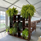 Cubed Wood Storage Wall