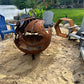 Corten Steel Fireball Firepit