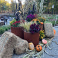 Round Corten Planter