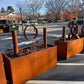 Rectangular Corten Planter