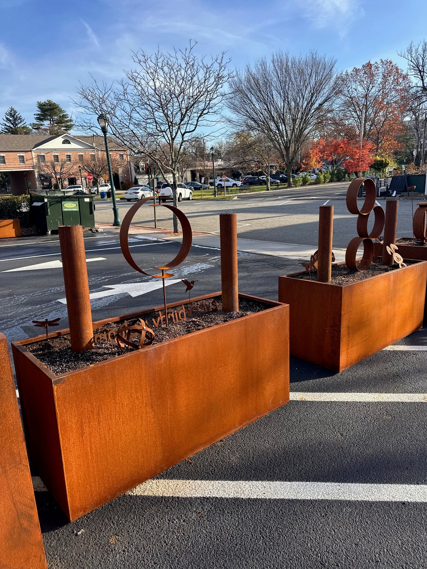 Rectangular Corten Planter