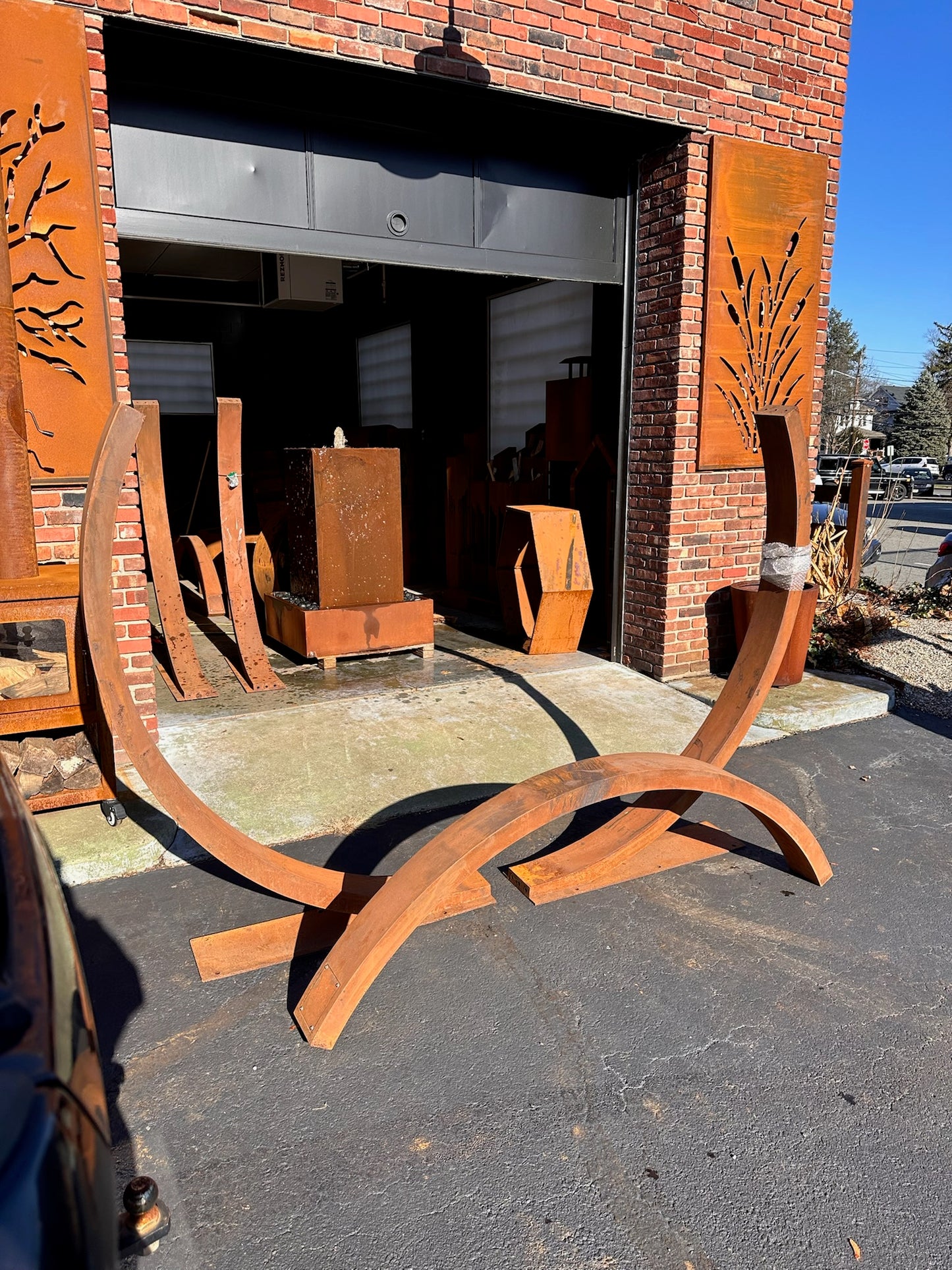 Moon Gate - Corten steel