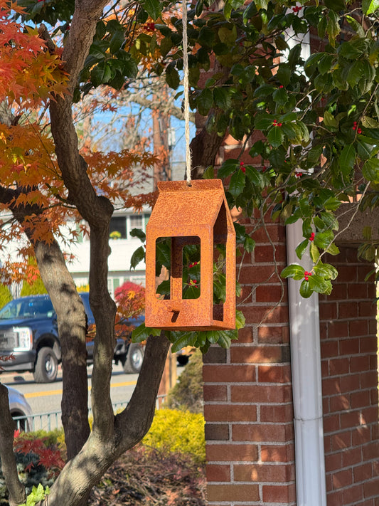 Corten Bird House