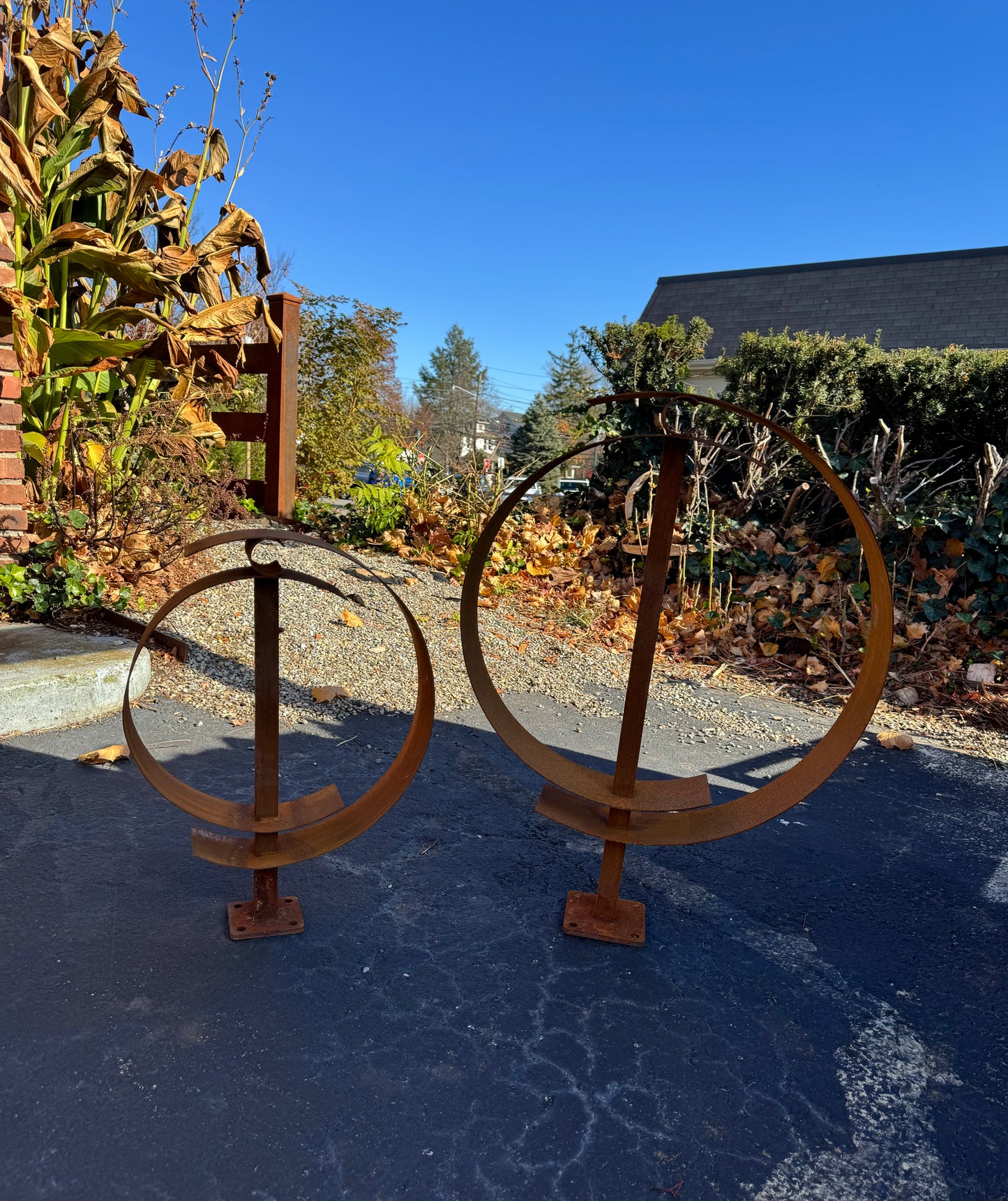 Circular Corten Sculpture