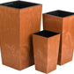 Tapered Rectangular Tall Planters