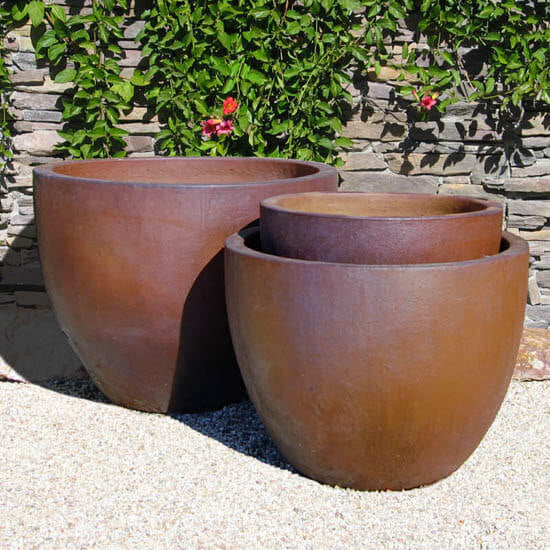 Circular Corten Planters