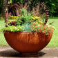 Large Corten Bowl Planter