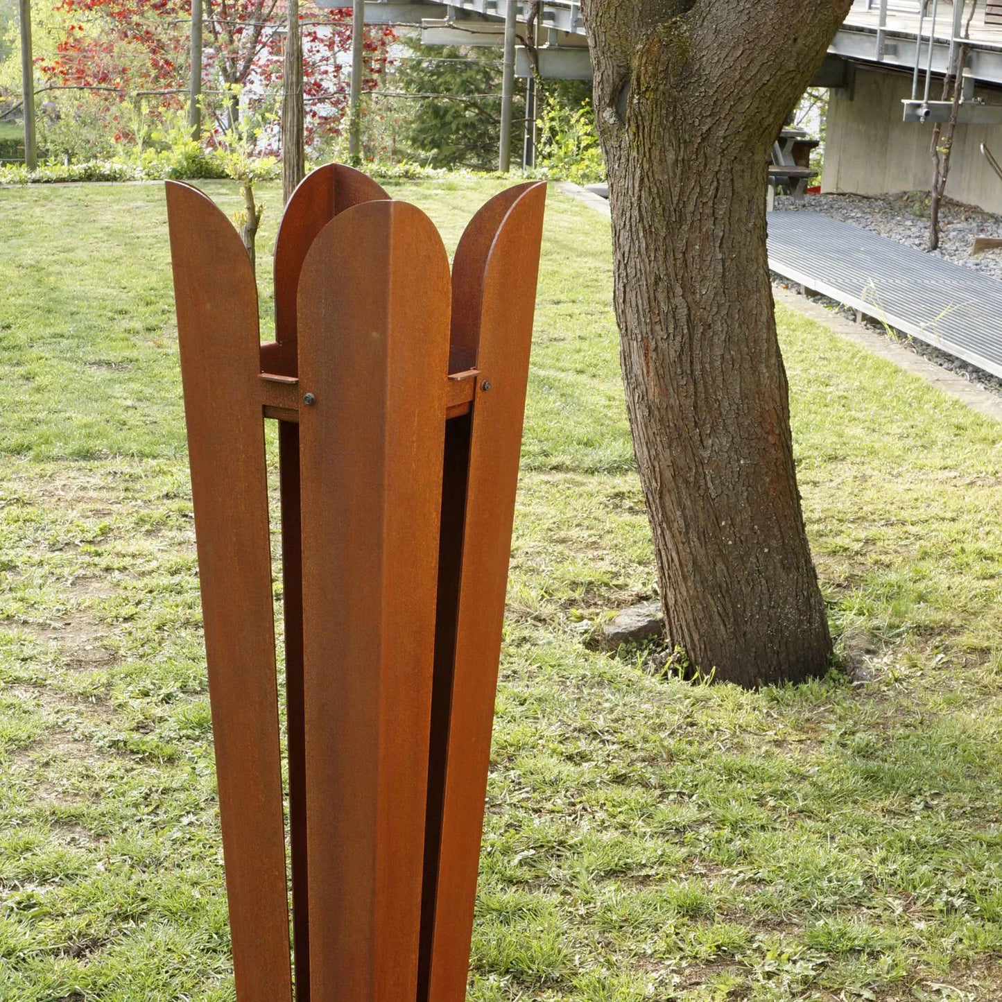 Corten Flame Holder