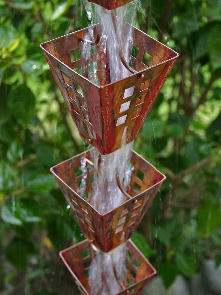 Cut-Out Rain Chain