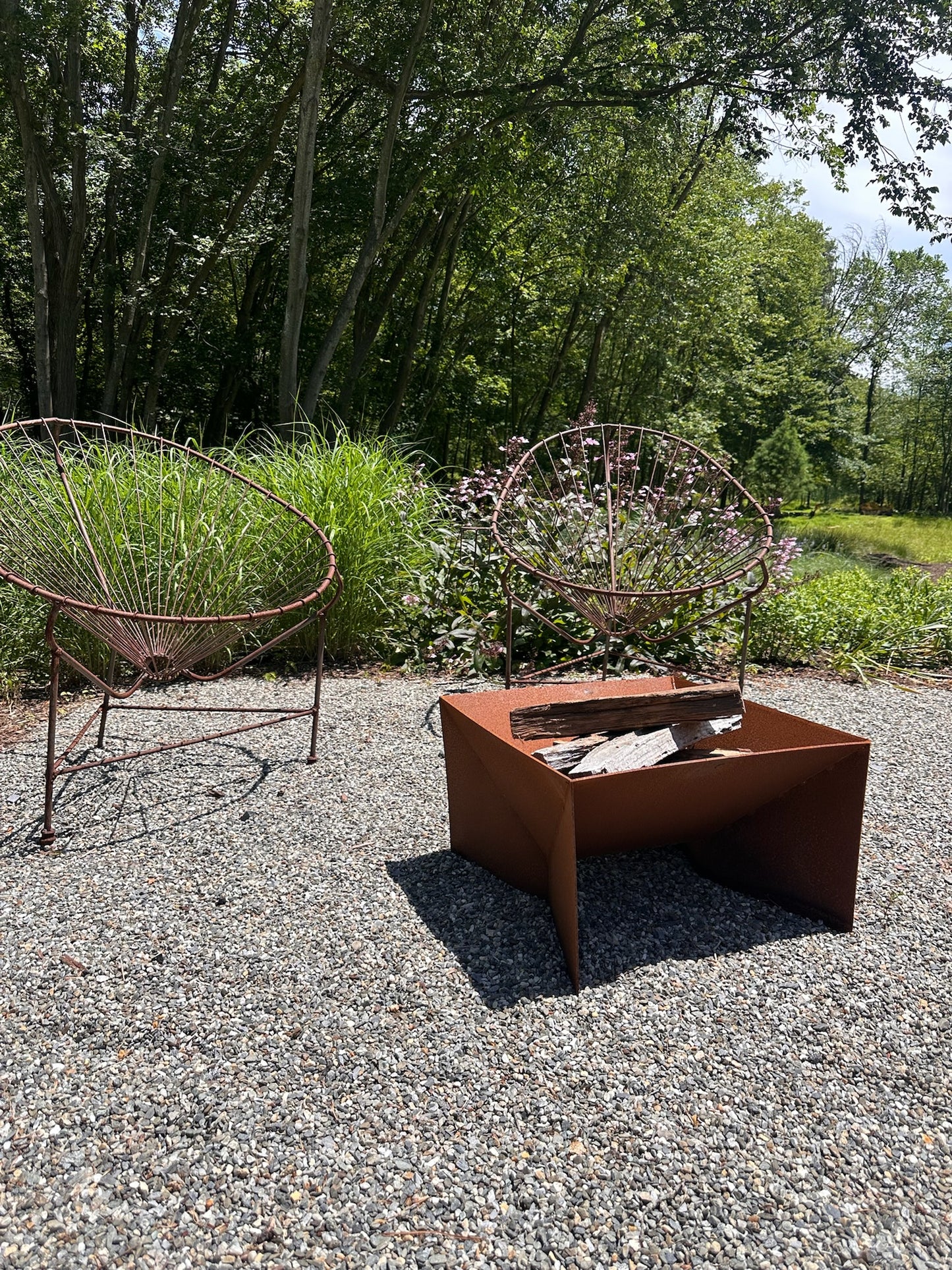 Geometric Firepit