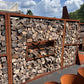 Hollow Wood Storage Wall