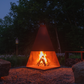 Asymmetrical Corner Fireplace